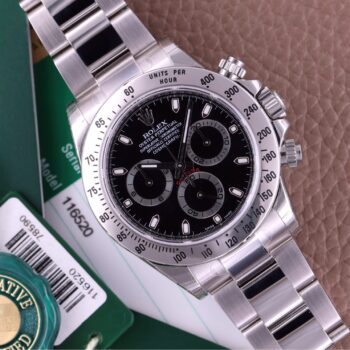 Rolex Daytona 116520 NEW 2016 NOS Black Dial Chromalight Full Stickers