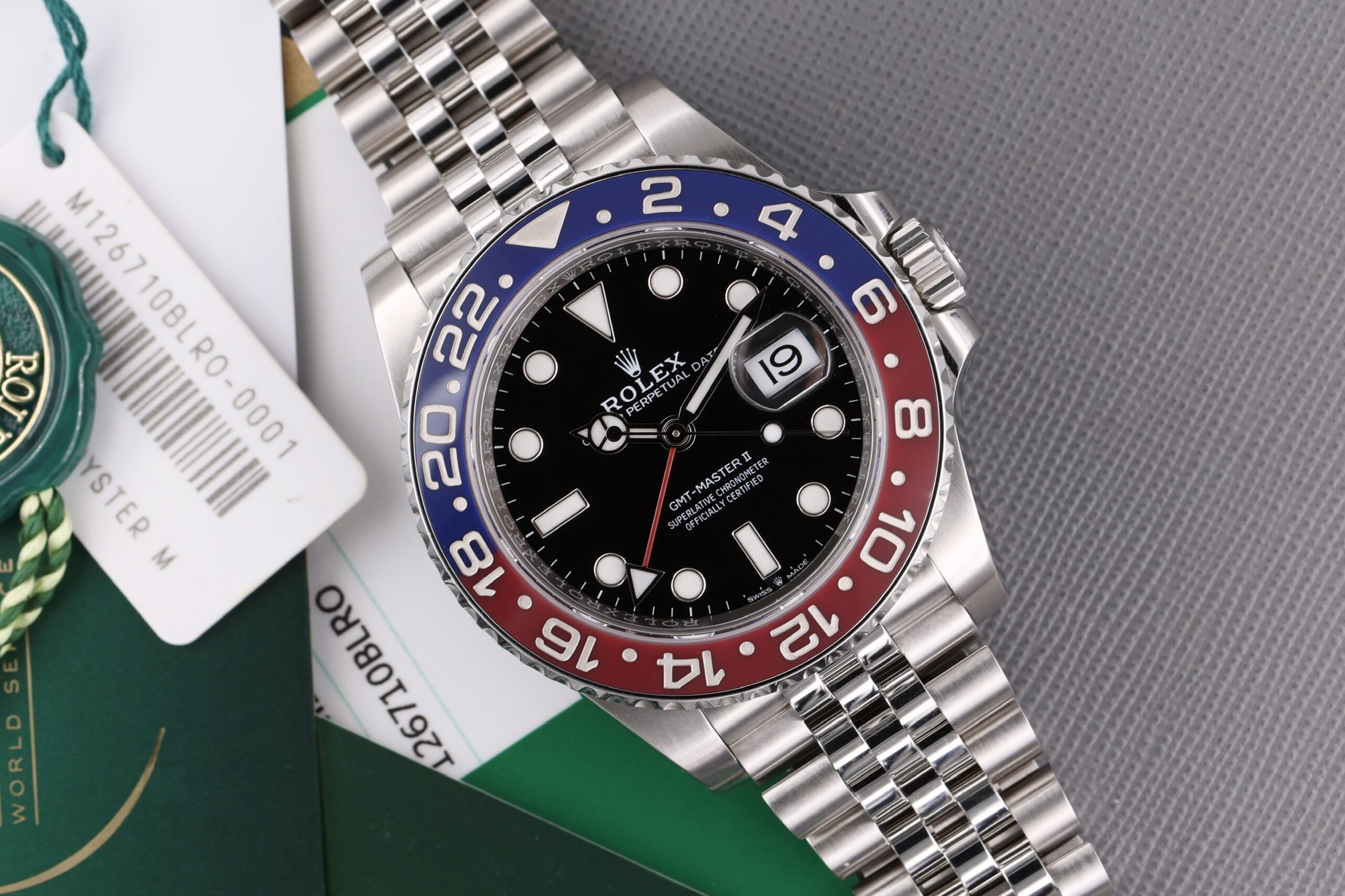 Rolex GMT-Master II 126710BLRO Jubilee 2019 Rolex Service Rolex GMT-Master II 126710BLRO Jubilee 2019 Rolex Service 2025