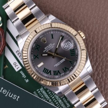 Rolex Datejust II 116333 Wimbledon Dial Full Set 2014