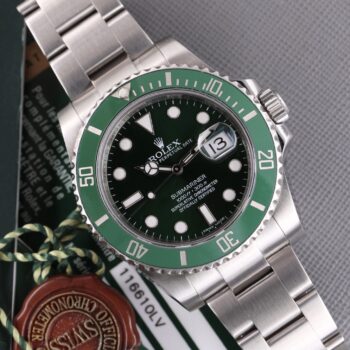 Rolex Submariner 116610LV Hulk Full Set 2014
