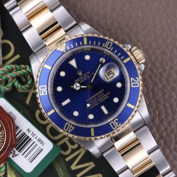 Rolex Submariner 16613 Blue Dial 1999