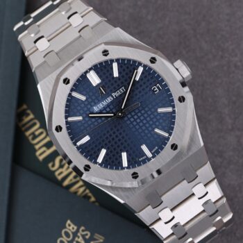 Audemars Piguet Royal Oak 15500ST Blue Dial Like New Stickers 2021