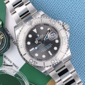 Rolex Yacht-Master 116622 Rhodium Dial Full Set Stickers 2017